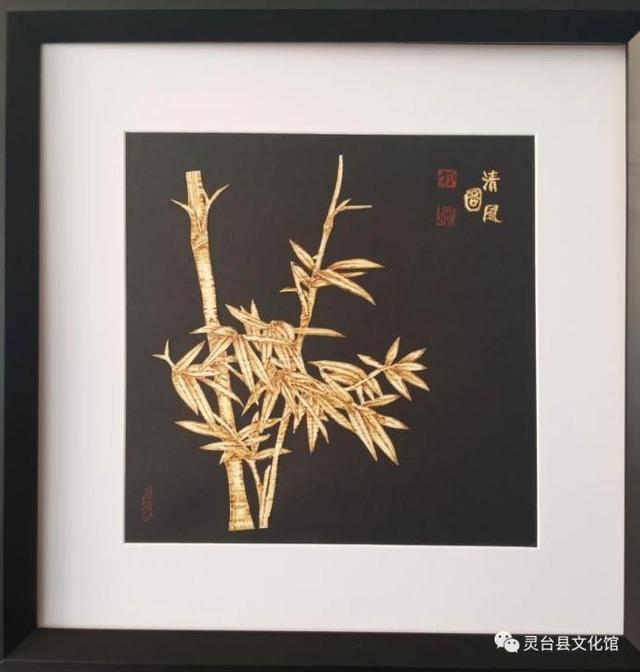快來圍觀丨靈臺縣文化館干部劉強麥稈畫又出新作品啦！